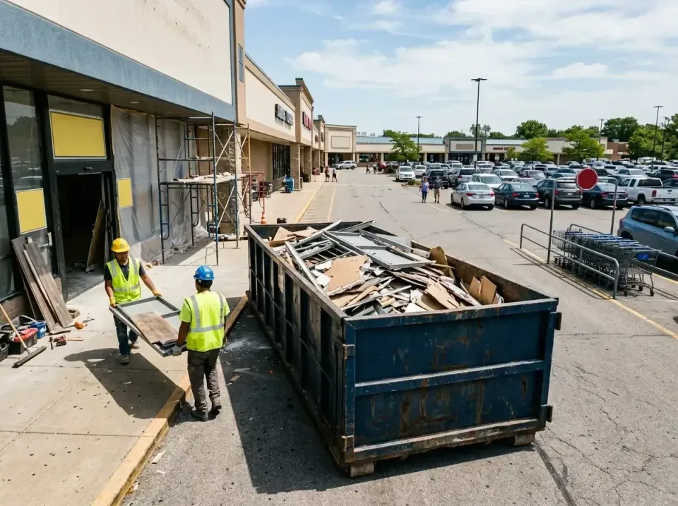 retail-store-renovation-debris-003 — frequently asked questions, Roll-off Dumpster Rentals in Purcellville, VA